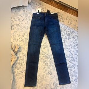 Men's Blue Rag & Bone Fit 1 extra slim jeans in Charlie color NWT 30